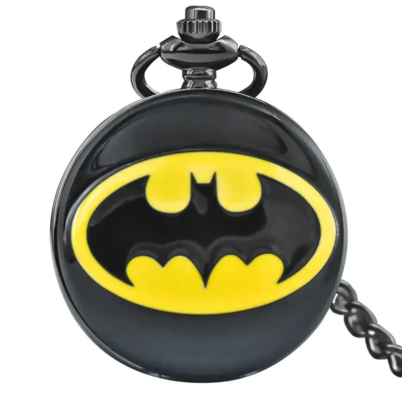 Batman Drop Gel Pocket Watch with Chain - Image 3