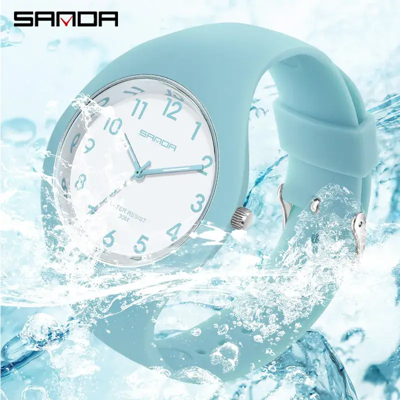 Sanda Pink Digital Watch for Men Women Students - Image 26