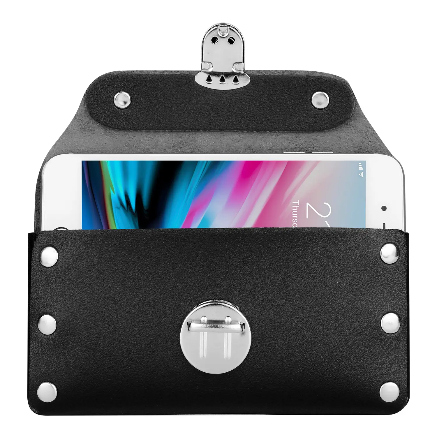 Universal iPhone Protection Case with Leather Waist Bag - Image 4