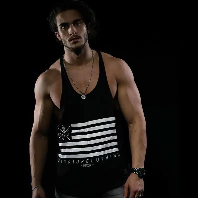 Beast Mode I-Shaped Vest for Men Gray - Image 13