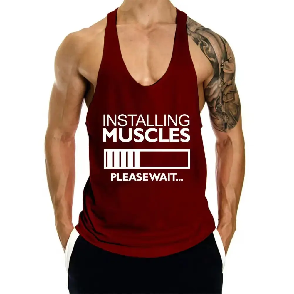 Beast Mode I-Shaped Vest for Men Gray - Image 7