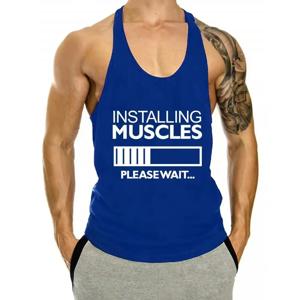 Beast Mode I-Shaped Vest for Men Gray - Image 9