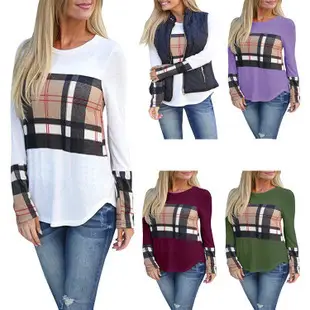 Women Grey Knitted Long Sleeve Split Dress Large — feature 4