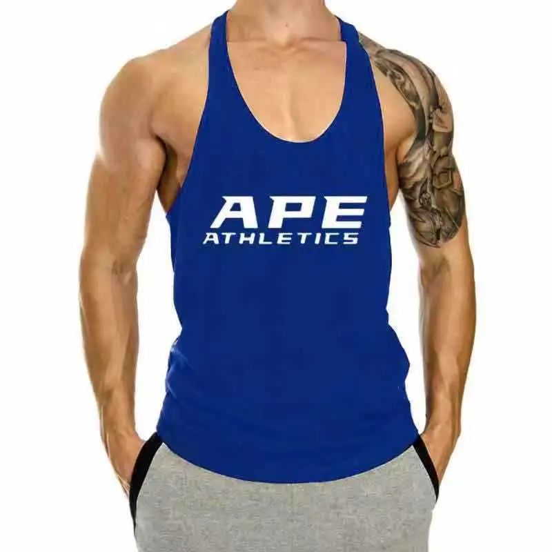 Red Sleeveless Sports Vest for Men