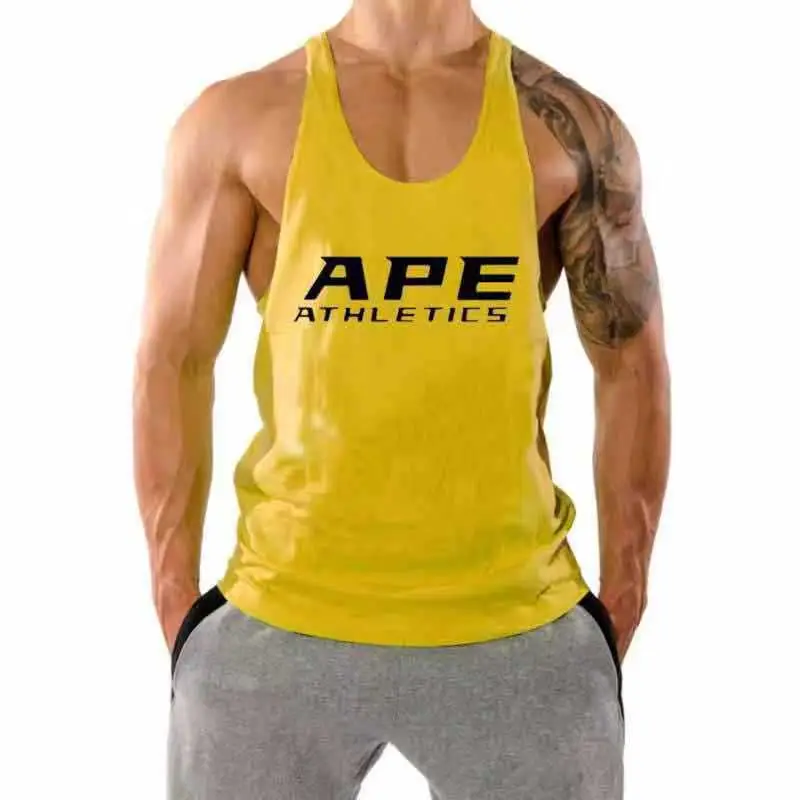 Red Sleeveless Sports Vest for Men