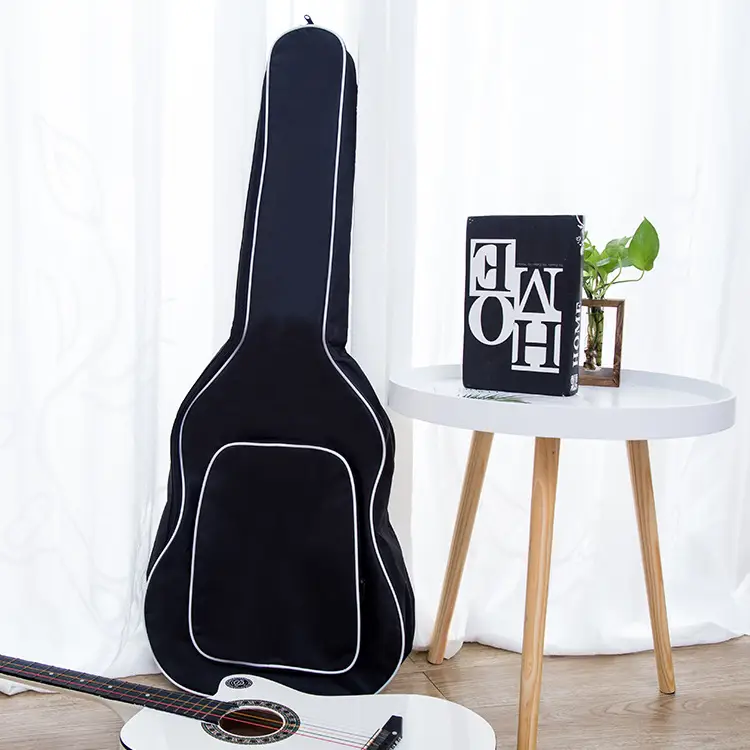 Black Guitar Backpack 38x41 Waterproof Stylish - Image 7