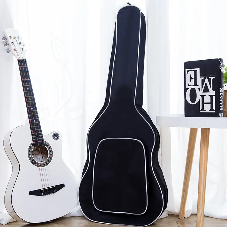 Black Guitar Backpack 38x41 Waterproof Stylish - Image 8
