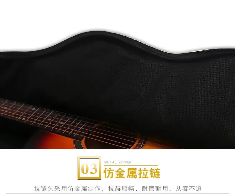 Black Guitar Backpack 38x41 Waterproof Stylish — feature 19