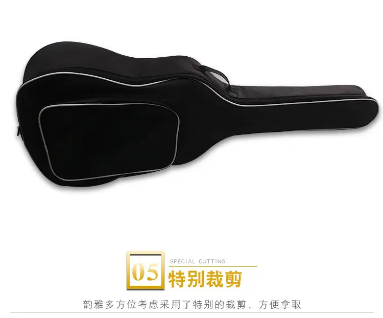 Black Guitar Backpack 38x41 Waterproof Stylish — feature 21