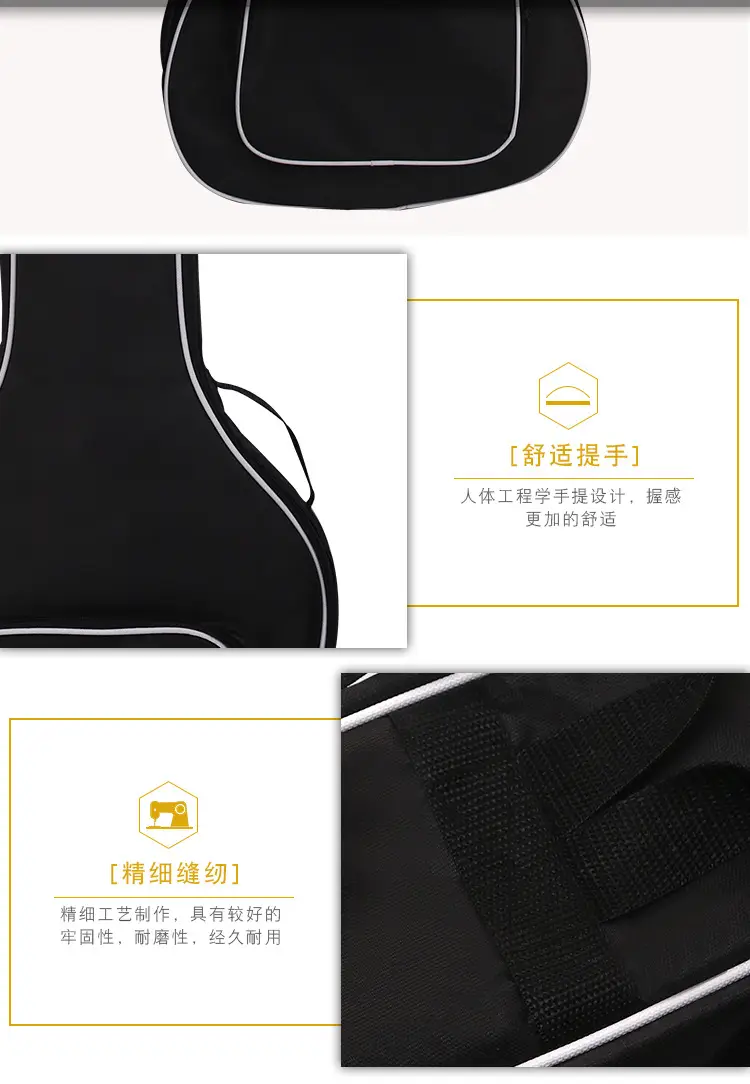 Black Guitar Backpack 38x41 Waterproof Stylish — feature 23