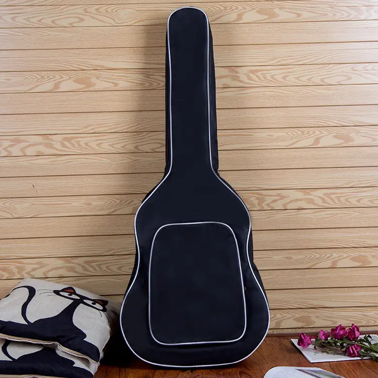 Black Guitar Backpack 38x41 Waterproof Stylish - Image 2