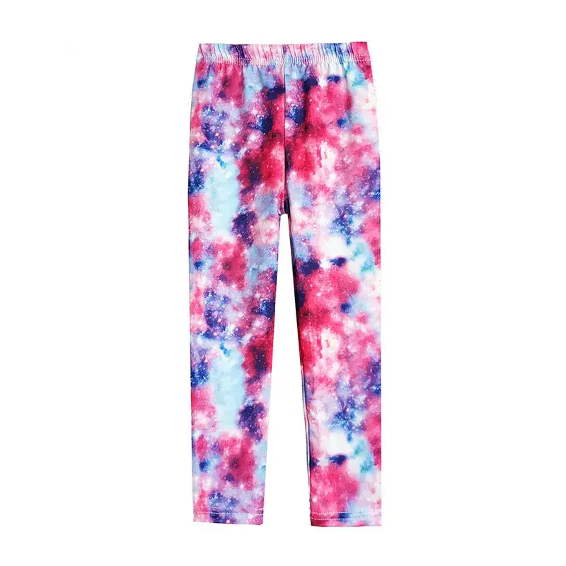 Baby Floral & Leopard Print Slim Pants Set - Image 9