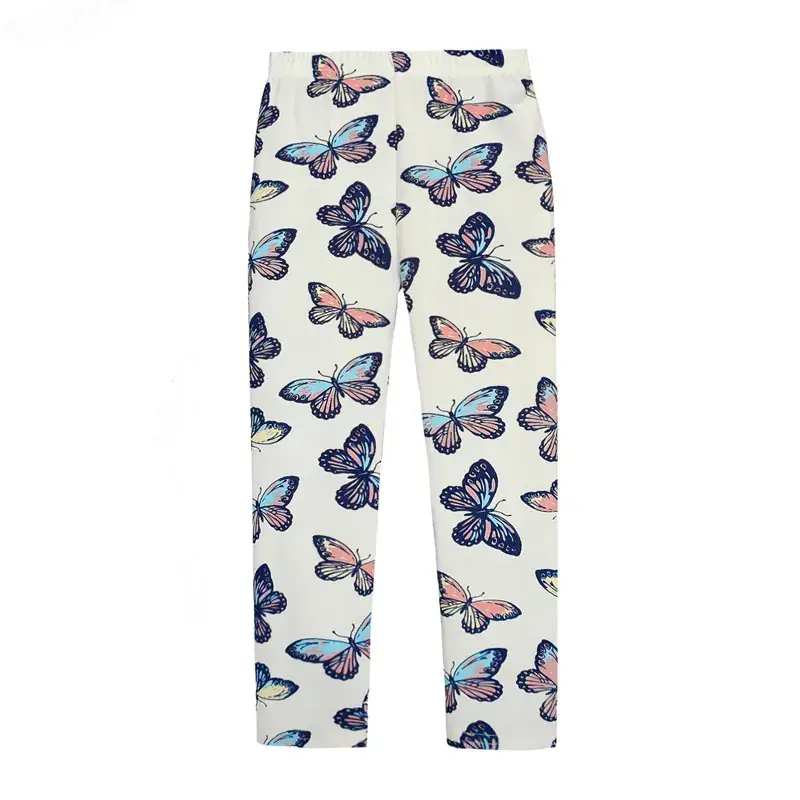 Baby Floral & Leopard Print Slim Pants Set - Image 11