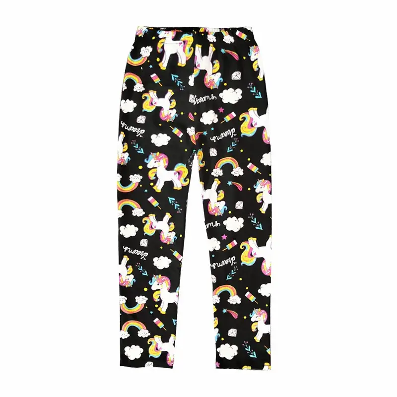 Baby Floral & Leopard Print Slim Pants Set - Image 2