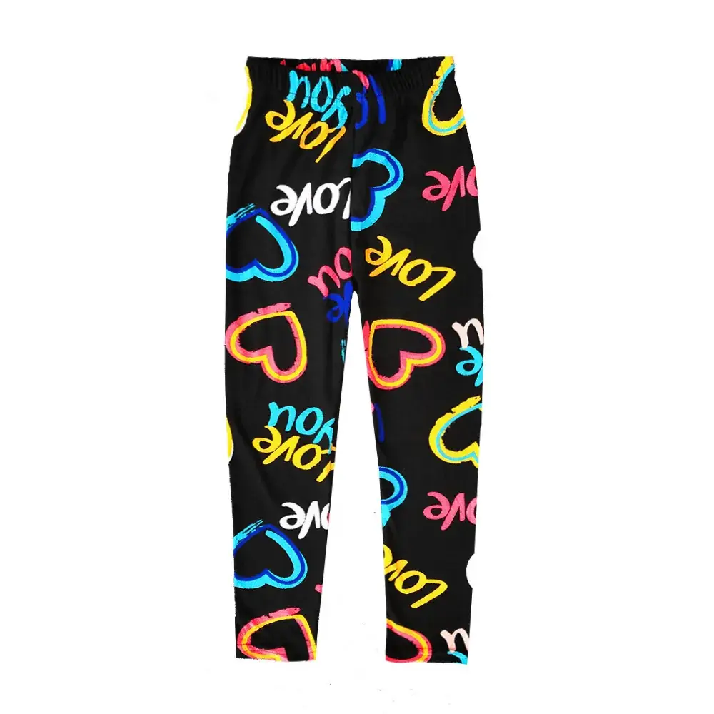 Baby Floral & Leopard Print Slim Pants Set - Image 4
