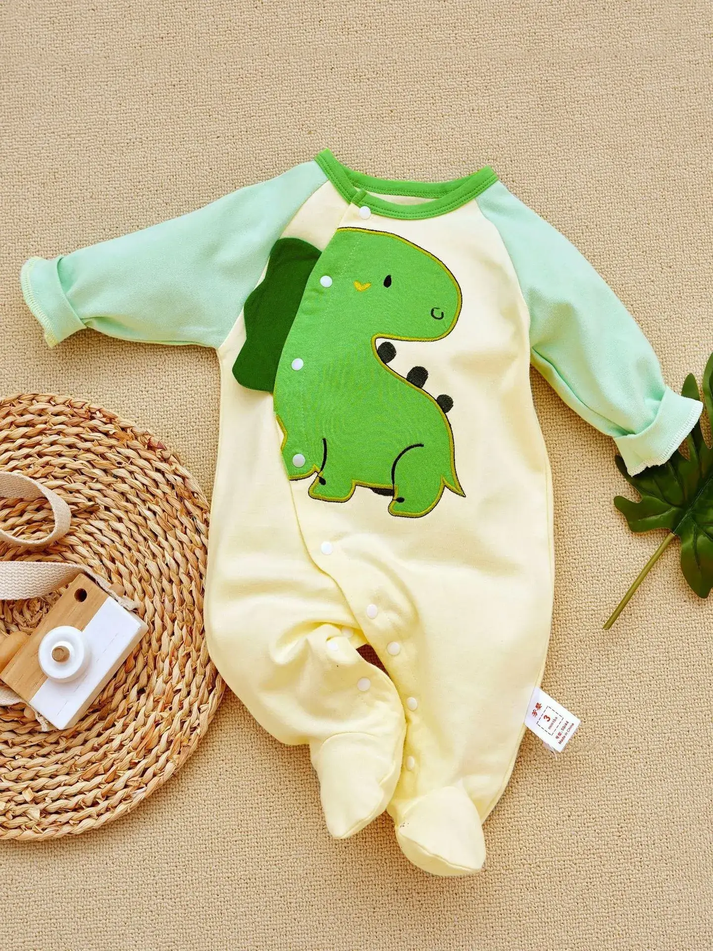 Fangying Baby Footie Suit Cotton 3-12 Months - Image 55