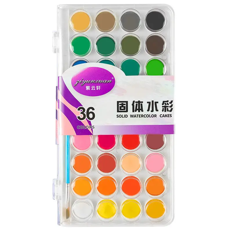 36 color white box
