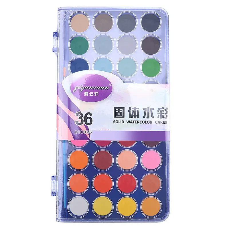 36 color blue box