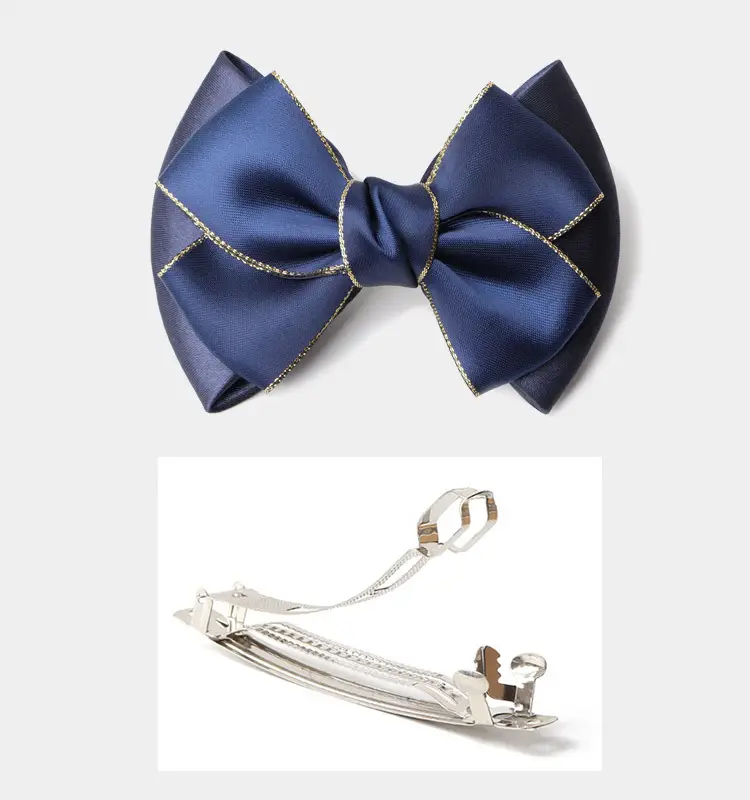 Blue Bow Hair Net for Lady's Hairnet Bag — feature 3