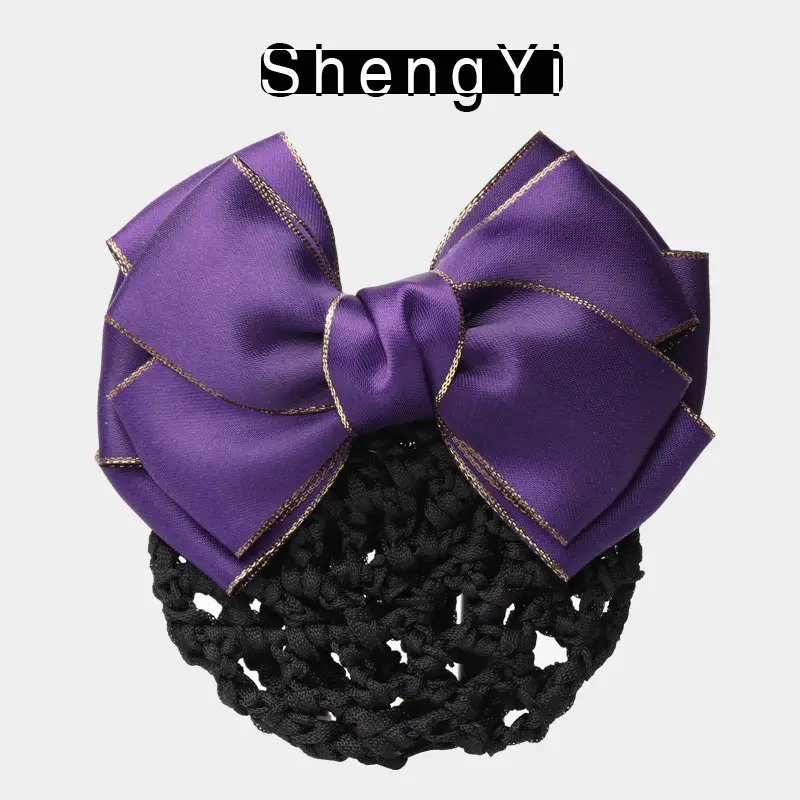 Blue Bow Hair Net for Lady's Hairnet Bag - Image 17