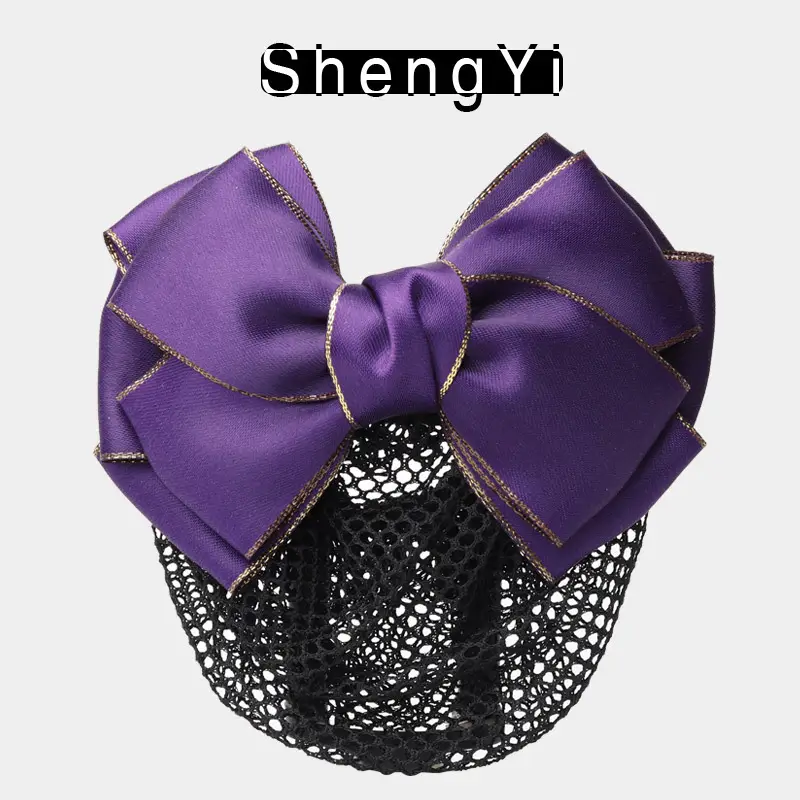 Blue Bow Hair Net for Lady's Hairnet Bag - Image 18