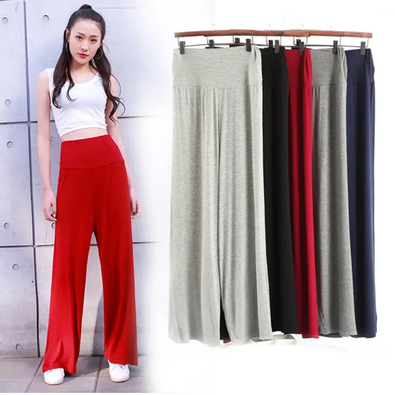 Black Wide Leg Pants for Women Spring 2020 - Image 7