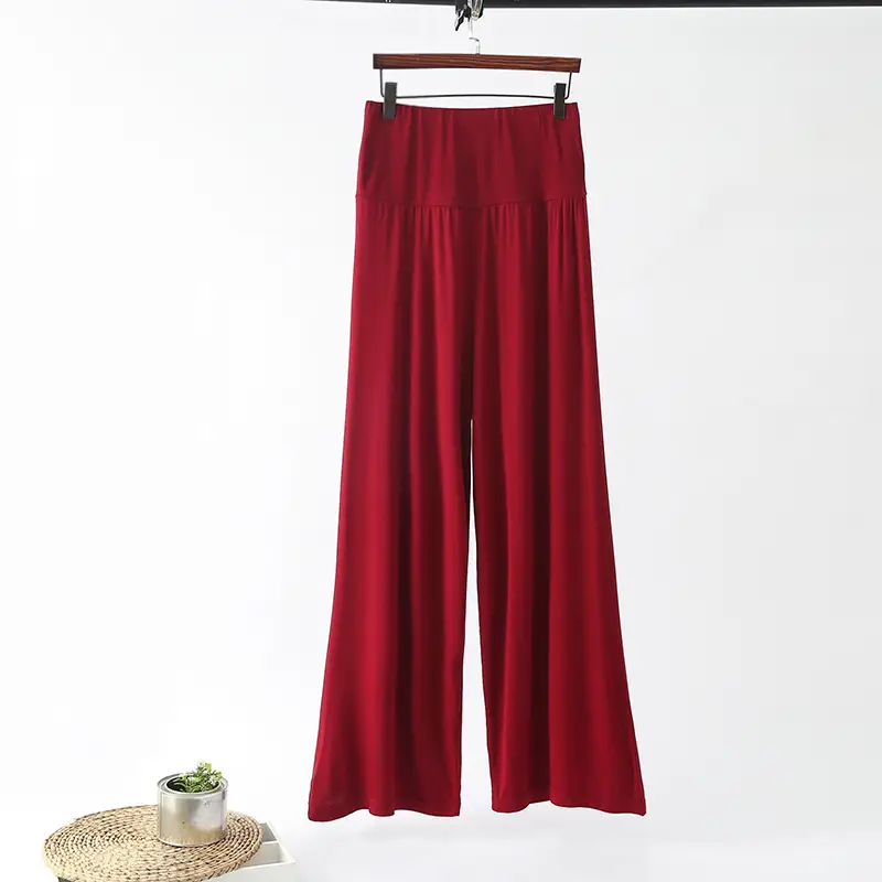 Black Wide Leg Pants for Women Spring 2020 - Image 2