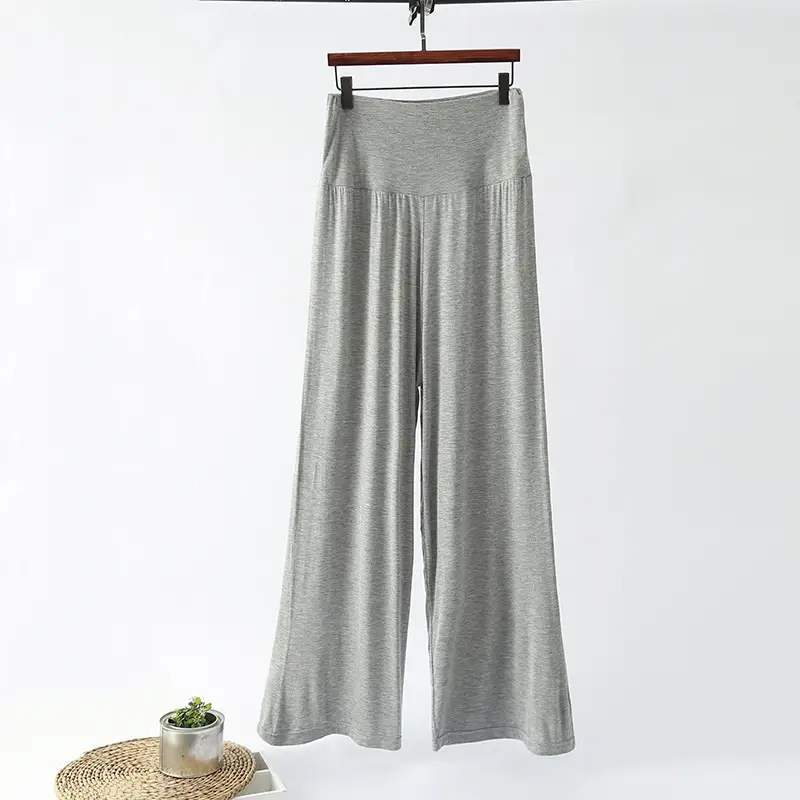 Black Wide Leg Pants for Women Spring 2020 - Image 3