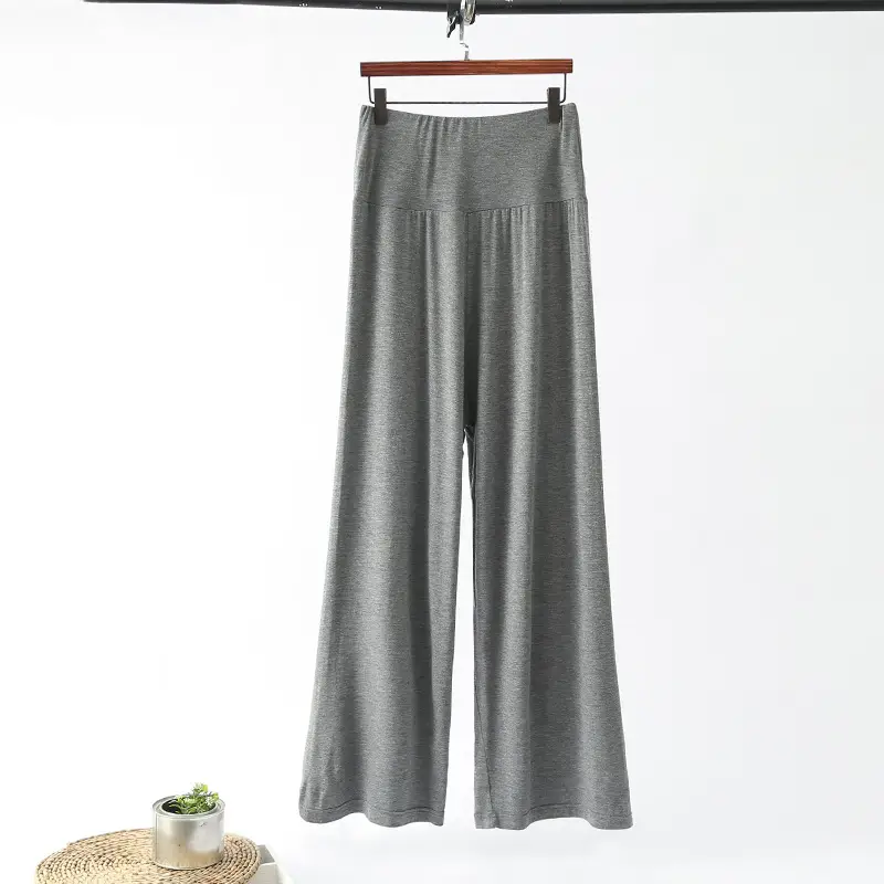 Black Wide Leg Pants for Women Spring 2020 - Image 4
