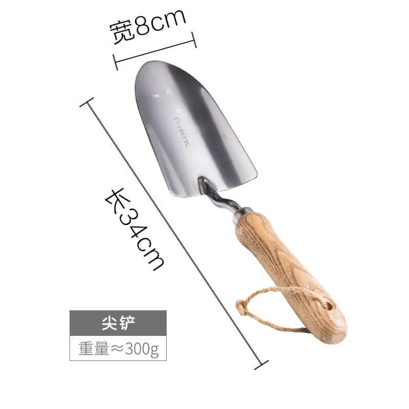 Stainless Steel Gardening Tool Set, Cross-Border Amazon Garden Planting Tools, Gardening Shovel Three-Piece Set