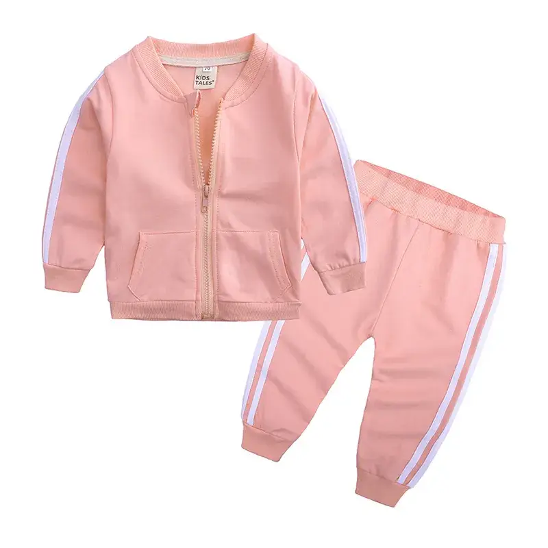 Yellow Cotton Pull-Over Track Suit for Kids 2-Piece Set - Image 4