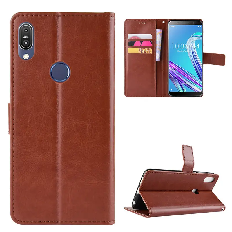 Asus Zenfone Max Pro M1 Leather Flip Phone Case - Image 6