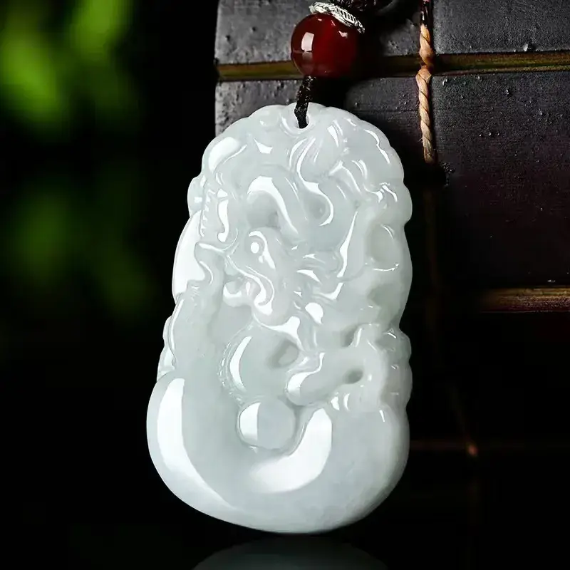 12 Zodiac Jade Pendant White Natural Jade
