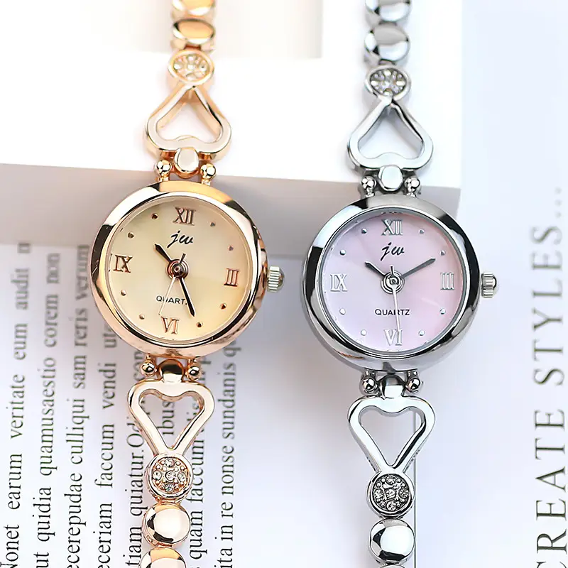 New Korean fashion ladies watch women's life waterproof temperament simple large high school students electronic quartz watch