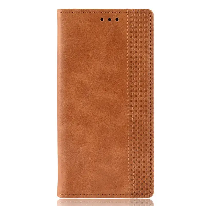 Red Leather Flip Phone Case for Samsung Galaxy S10 Plus - Image 2