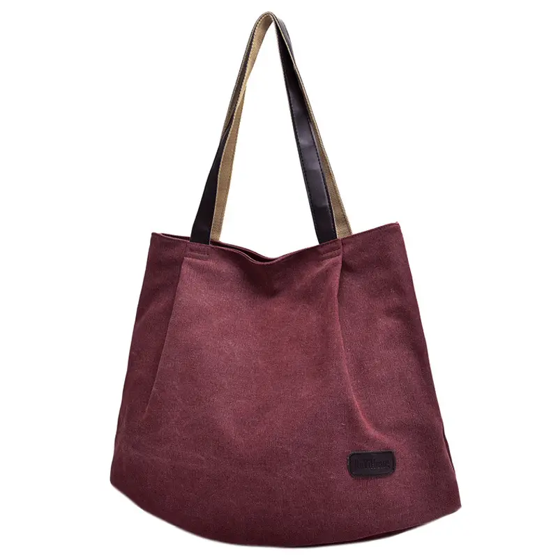 Women's Mori Style Canvas Shoulder Bag Large Capacity - Image 10