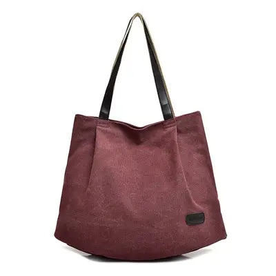 Women's Mori Style Canvas Shoulder Bag Large Capacity - Image 2