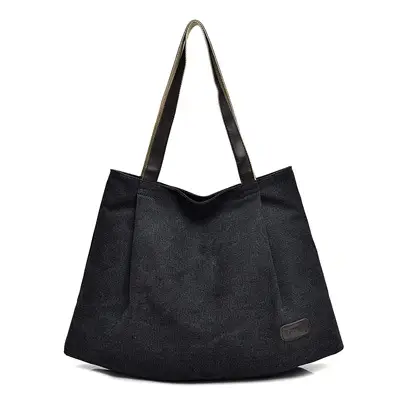Women's Mori Style Canvas Shoulder Bag Large Capacity - Image 3