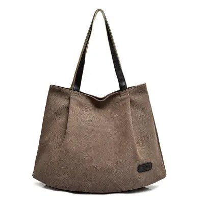 Women's Mori Style Canvas Shoulder Bag Large Capacity - Image 4