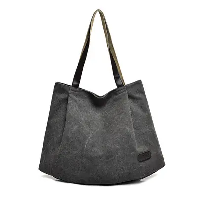 Women's Mori Style Canvas Shoulder Bag Large Capacity - Image 5