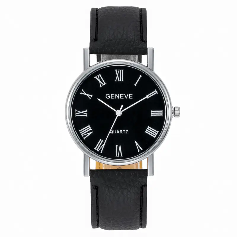Factory Direct Sales Roman Numeral Dial Men's Student Business Casual Fashion Trendy Gift Watch Watch Dial
