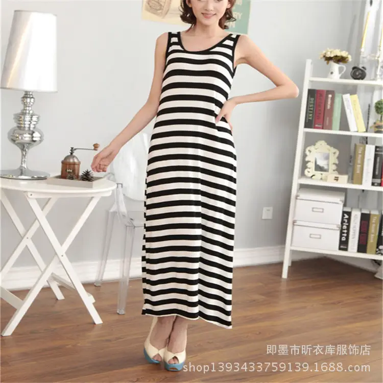 Women Cross-Border Long Sleeve V-Neck Dress Grey Black - Image 10