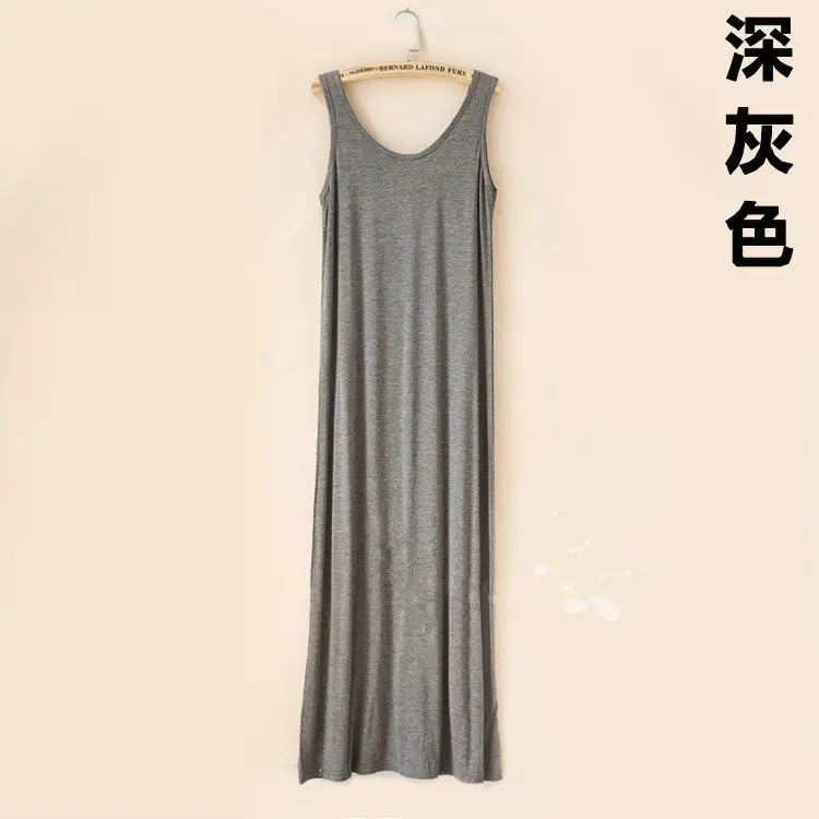 Women Cross-Border Long Sleeve V-Neck Dress Grey Black - Image 4