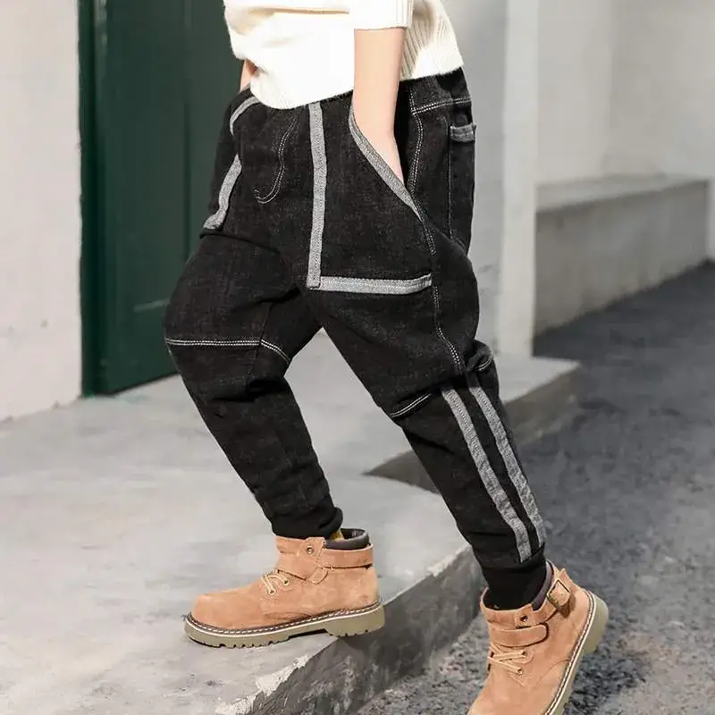 Kids Jeans 2025 Spring Loose Long Pants Korean Style - Image 4
