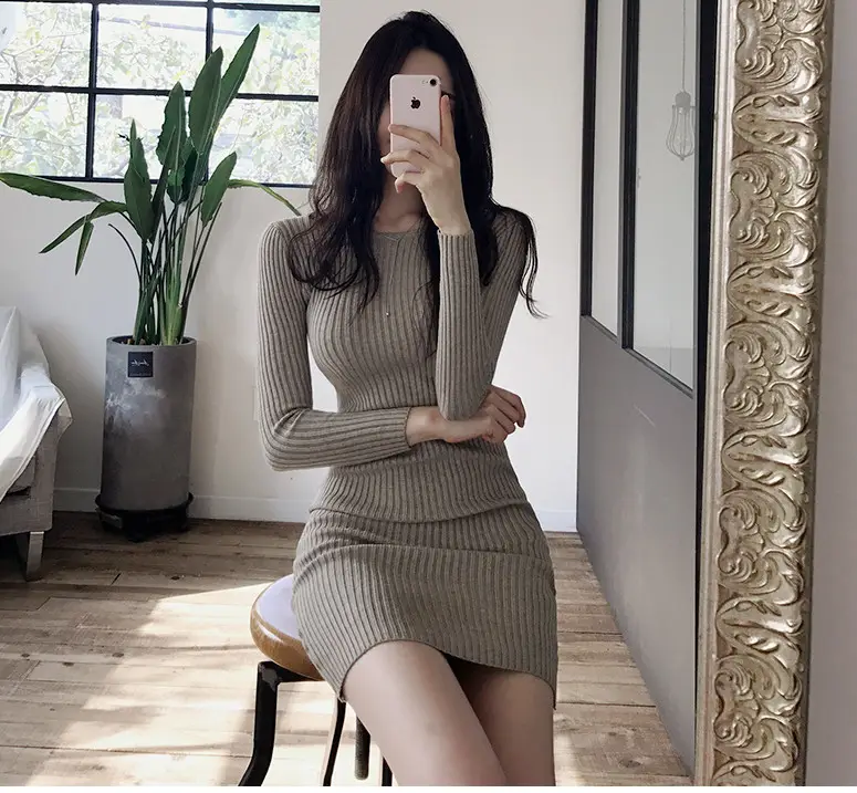 Korean Knitted Slim Fit Sweater T-Shirt Women — feature 15