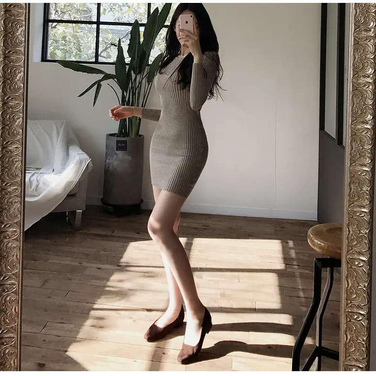 Korean Knitted Slim Fit Sweater T-Shirt Women — feature 9