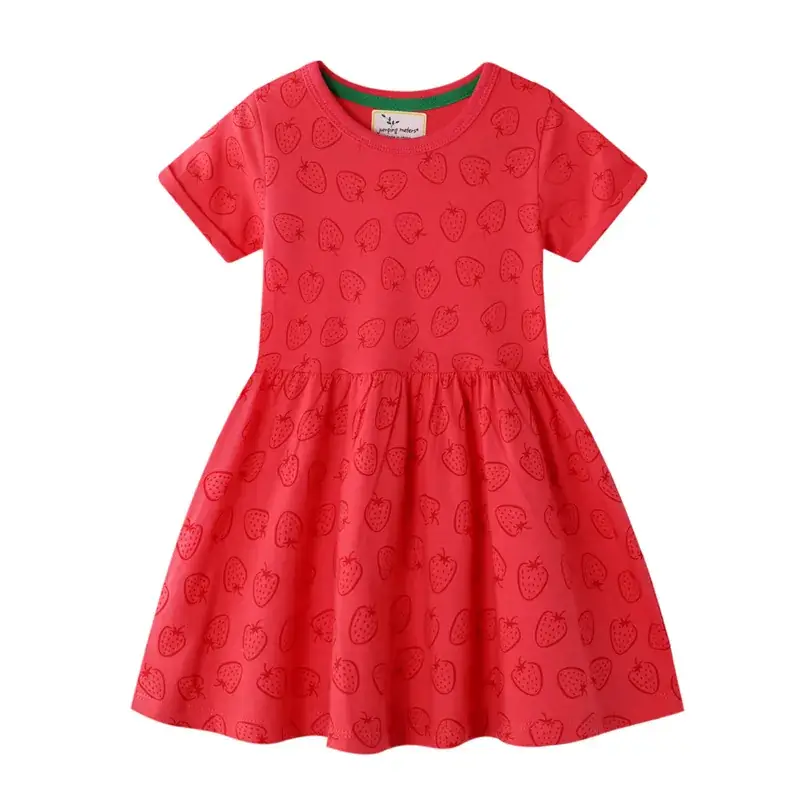 Purple Fairy Embroidered Girls Dress Summer - Image 17