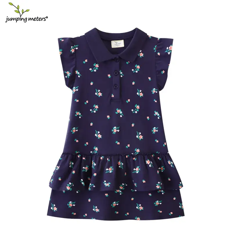 Purple Fairy Embroidered Girls Dress Summer - Image 5