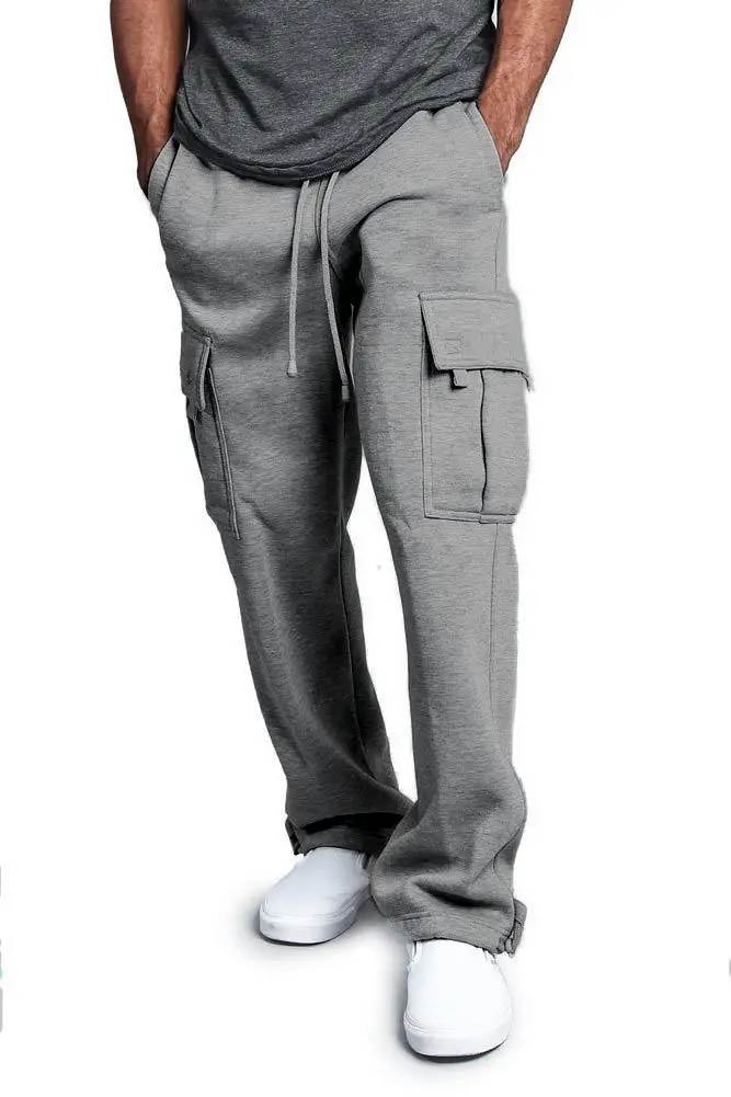 Men's Multi-Pocket Loose Straight Pants 2019 — feature 16
