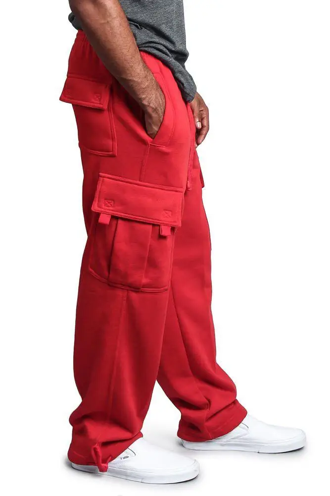 Men's Multi-Pocket Loose Straight Pants 2019 — feature 19